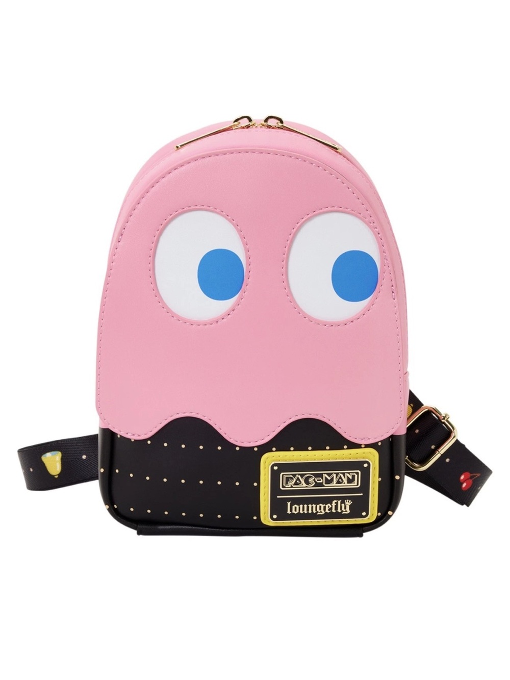 Pac-Man Pinky Ghost Glow Sling Crossbody Bag New with Tags 👻